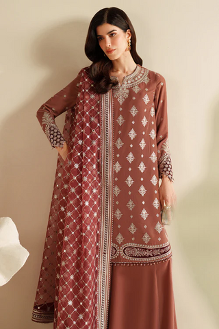 Jazmin Unstitched Velvet Embroidered Formal Vogue - 2025 VVF D-03 Jazmin Unstitched Velvet Embroidered Formal Vogue - 2025 VVF D-03
