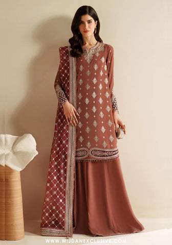 Jazmin Unstitched Velvet Embroidered Formal Vogue - 2025 VVF D-03 Jazmin Unstitched Velvet Embroidered Formal Vogue - 2025 VVF D-03