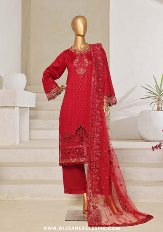 Sadabahar Embroidered Lawn Jacquard Collection - 2025 SB-JL-02 Sadabahar Embroidered Lawn Jacquard Collection - 2025 SB-JL-02