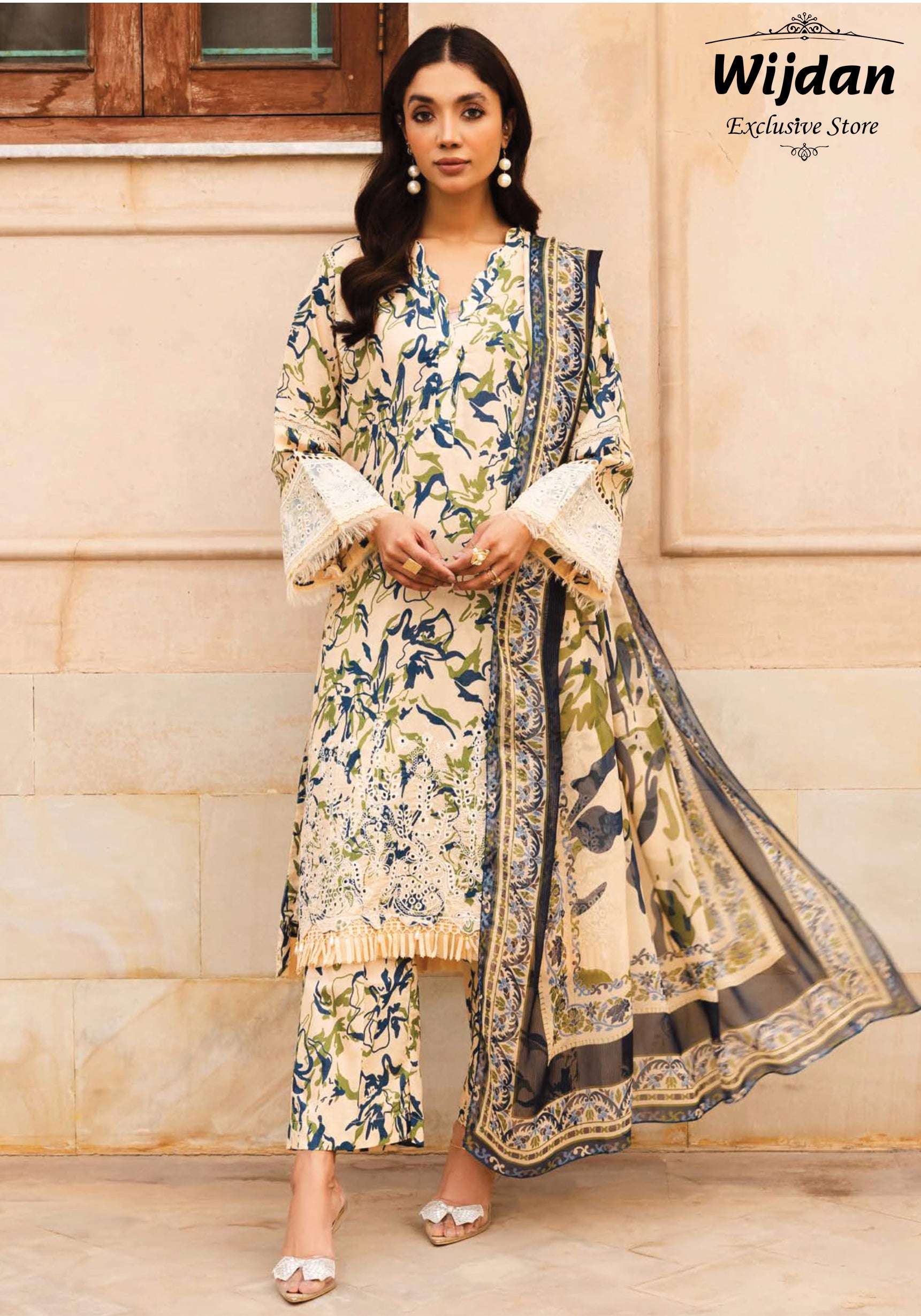 Rozina Embroidered Printed Lawn Collection by Johra JH-137 Wijdan Exclusive Rozina Embroidered Printed Lawn Collection by Johra JH-137 Wijdan Exclusive