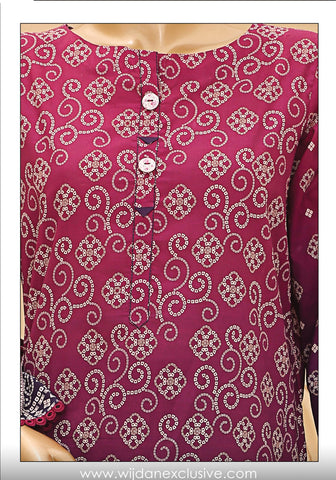 HZ Chunri Embroidered Digital Printed Lawn Collection'25 D-03 HZ Chunri Embroidered Digital Printed Lawn Collection'25 D-03