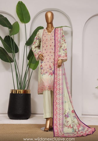 Bin saeed Exclusive Embroidered 3pc Collection'25 Vol-01 D-03 Bin saeed Exclusive Embroidered 3pc Collection'25 Vol-01 D-03