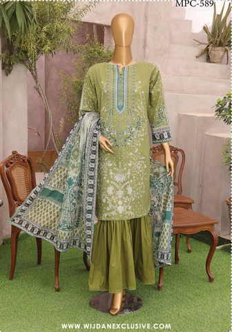 HZ Magic Unstitched Printed Collection - 2025 Vol-01 MPC-05 HZ Magic Unstitched Printed Collection - 2025 Vol-01 MPC-05