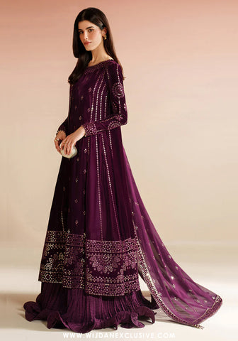 Jazmin Unstitched Velvet Embroidered Formal Vogue - 2025 VVF D-01 Jazmin Unstitched Velvet Embroidered Formal Vogue - 2025 VVF D-01