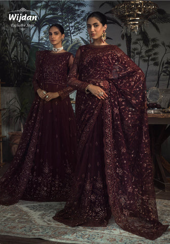 La Rosella Luxury Formal Collection by Zarif ZLR-06 CARMINE La Rosella Luxury Formal Collection by Zarif ZLR-06 CARMINE