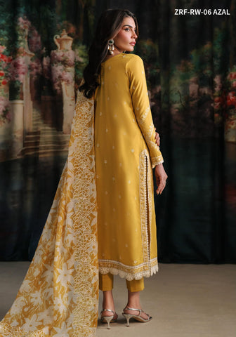 Zarif Raw Silk Collection'24 ZRF RW-06 AZAL Zarif Raw Silk Collection'24 ZRF RW-06 AZAL