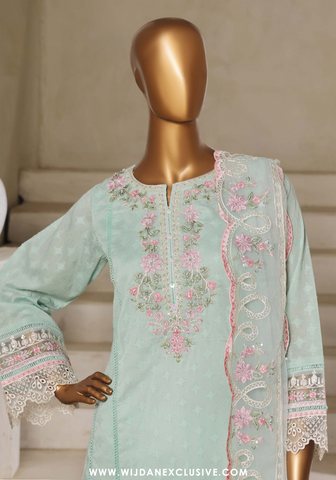 Sadabahar Embroidered Lawn Jacquard Collection - 2025 SB-JL-07 Sadabahar Embroidered Lawn Jacquard Collection - 2025 SB-JL-07