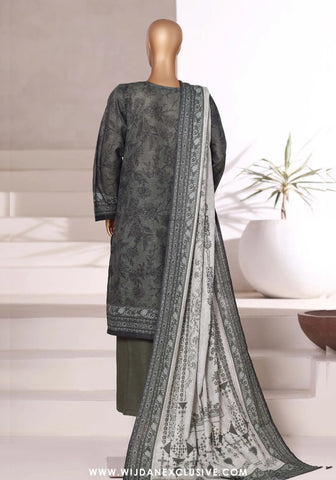 Sadabahar Printed Stitched Khaddar 3PC Collection - 2025 (GREY D-06) Sadabahar Printed Stitched Khaddar 3PC Collection - 2025 (GREY D-06)