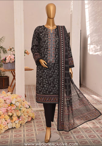 HZ Asasa Embroidered Printed Lawn Collection'25 Vol-02 D-07 HZ Asasa Embroidered Printed Lawn Collection'25 Vol-02 D-07