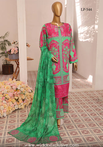 HZ Luxe Premium Digital Printed Lawn Collection'25 D-07 HZ Luxe Premium Digital Printed Lawn Collection'25 D-07