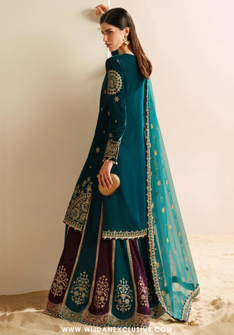 Jazmin Unstitched Velvet Embroidered Formal Vogue - 2025 VVF D-08 Jazmin Unstitched Velvet Embroidered Formal Vogue - 2025 VVF D-08