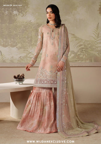Zarif Zaneera Unstitched Printed & Embroidered Formals Collection - 2025 (SERIYAH) Zarif Zaneera Unstitched Printed & Embroidered Formals Collection - 2025 (SERIYAH)