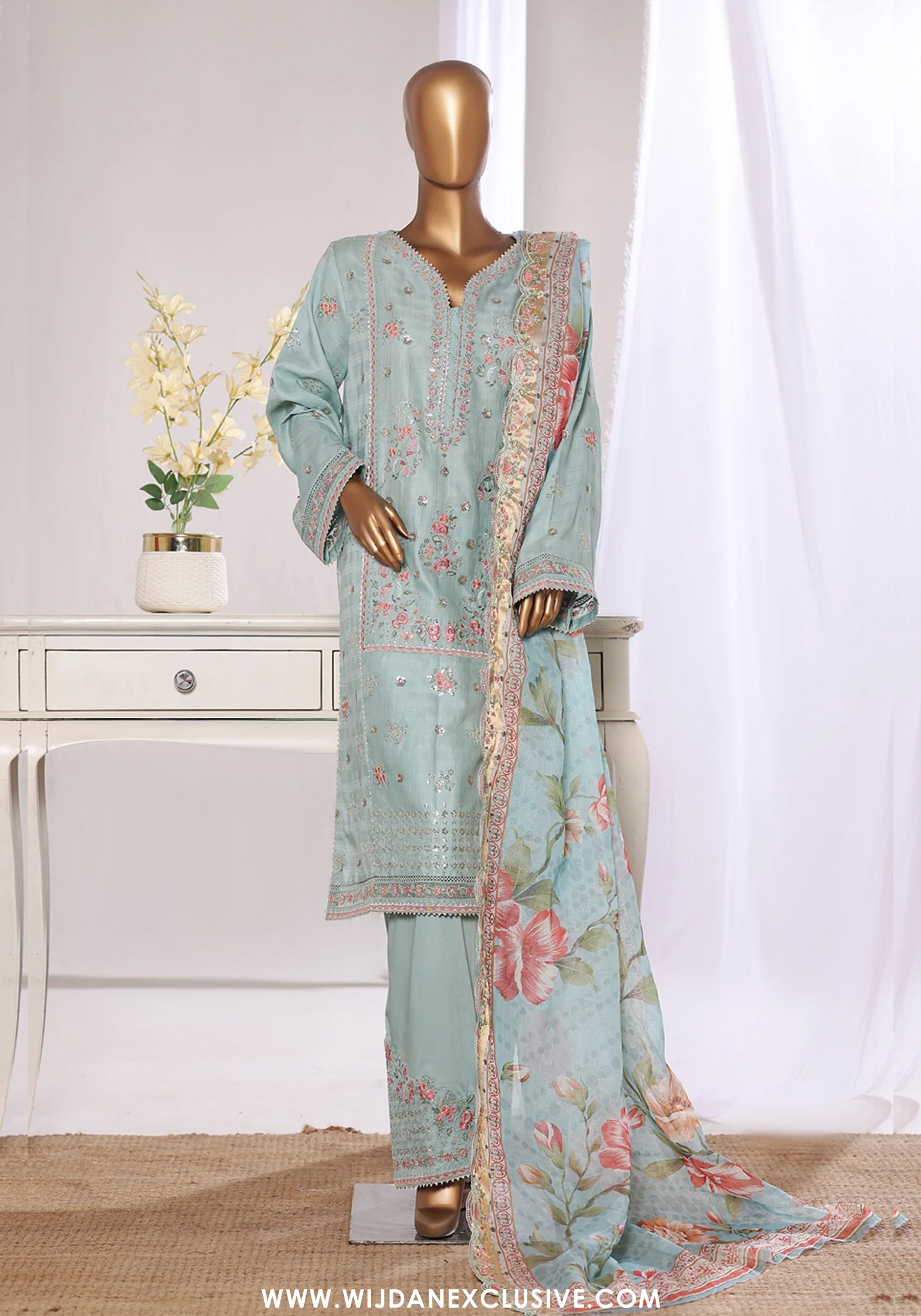 Bin Saeed Stitched Luxury Embroidered Jacquard Collection