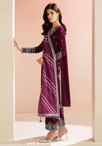 Jazmin Unstitched Velvet Embroidered Formal Vogue - 2025 VVF D-06 Jazmin Unstitched Velvet Embroidered Formal Vogue - 2025 VVF D-06