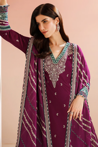 Jazmin Unstitched Velvet Embroidered Formal Vogue - 2025 VVF D-06 Jazmin Unstitched Velvet Embroidered Formal Vogue - 2025 VVF D-06