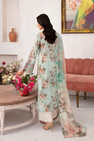 Rangrez Luxury Lawn Collection'25 Vol-07 by Ramsha N-709 Rangrez Luxury Lawn Collection'25 Vol-07 by Ramsha N-709