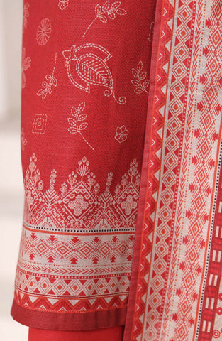 Sadabahar Printed Stitched Khaddar 3PC Collection - 2025 (RED D-11) Sadabahar Printed Stitched Khaddar 3PC Collection - 2025 (RED D-11)