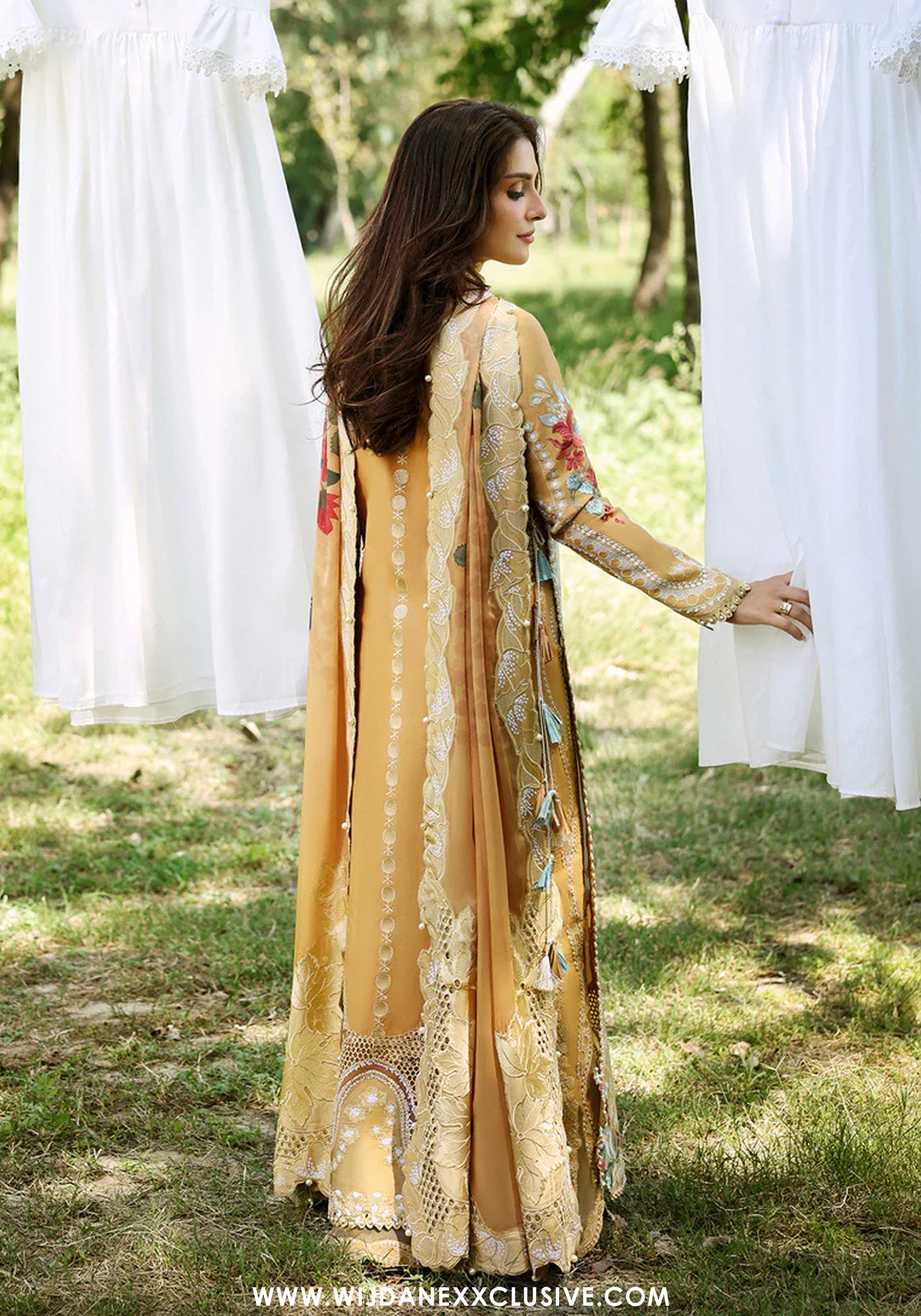 Afrozeh Unstitched Luxury Embroidered A-Lawn Edit'26 (LEIAL)