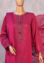 HZ Valencia Jacquard Embroidered Unstitched Lawn Collection - 2026 (VJE-7102)