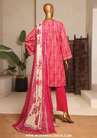 Bin Saeed Stitched Exclusive Printed 3PC Lawn Collection'25 Vol-11 D-10