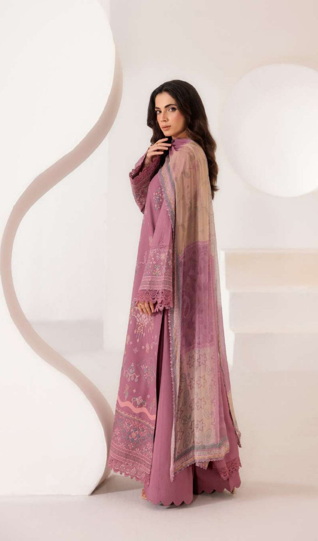 Zync by Florent | Unstitched Intermix Embroidered Viscose Collection'26 (D-10)