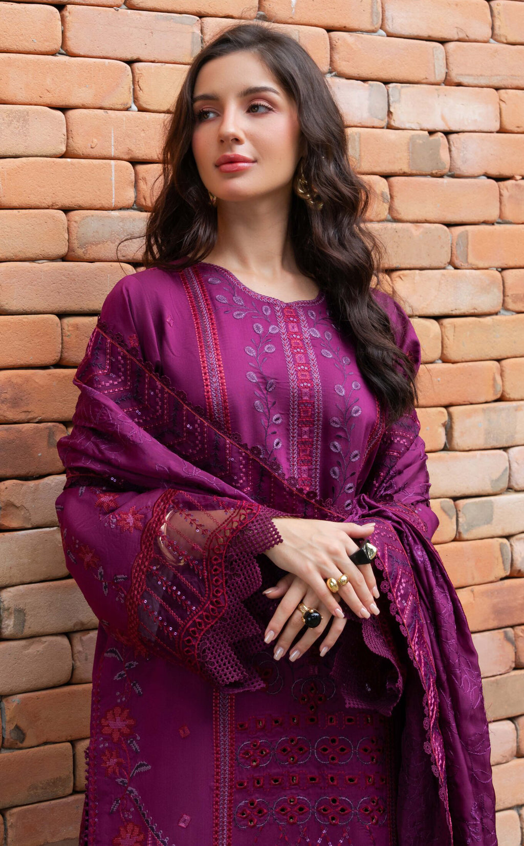 Amani by Marjjan | Unstitched Embroidered Viscose Collection - 2026 (MSV-11/B)