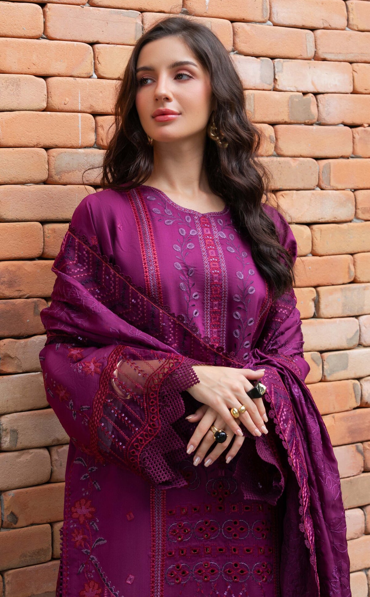 Amani by Marjjan | Unstitched Embroidered Viscose Collection - 2026 (MSV-11/B)