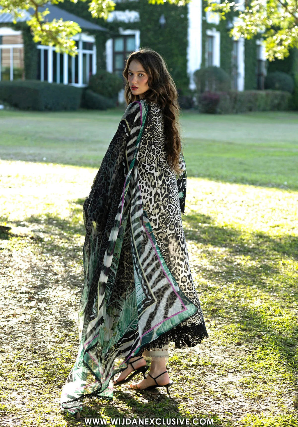 Elaf Signature Unstitched Printed Embroidered Lawn Collection - 2026 ESA-3A BELLADURNE