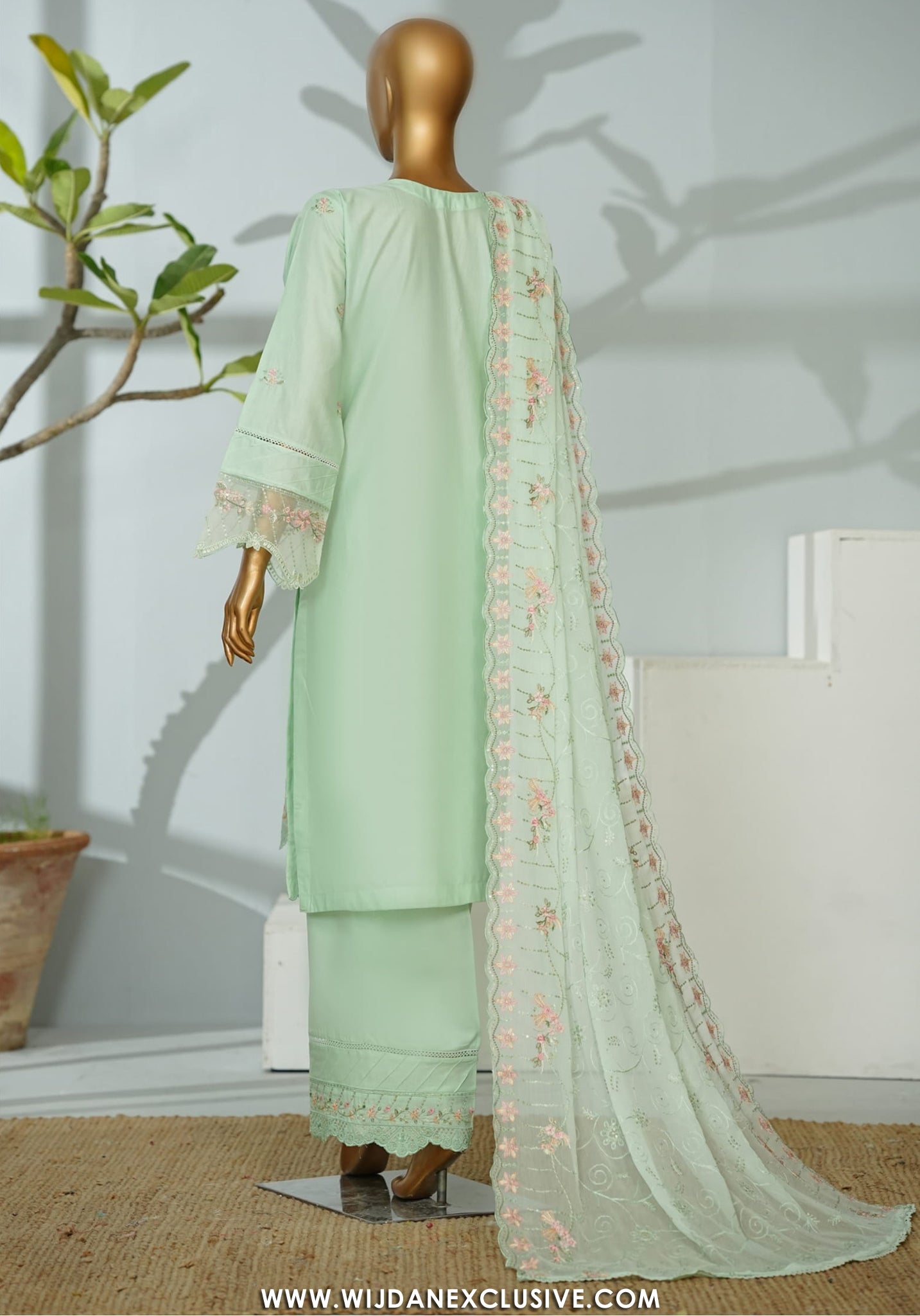 Bin Saeed Stitched Luxury Embroidered 3PC Collection - 2026 BSLE26-010