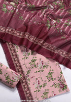 Bin Saeed Unstitched Printed Lawn Vol-II Collection - 2026 (PINK)