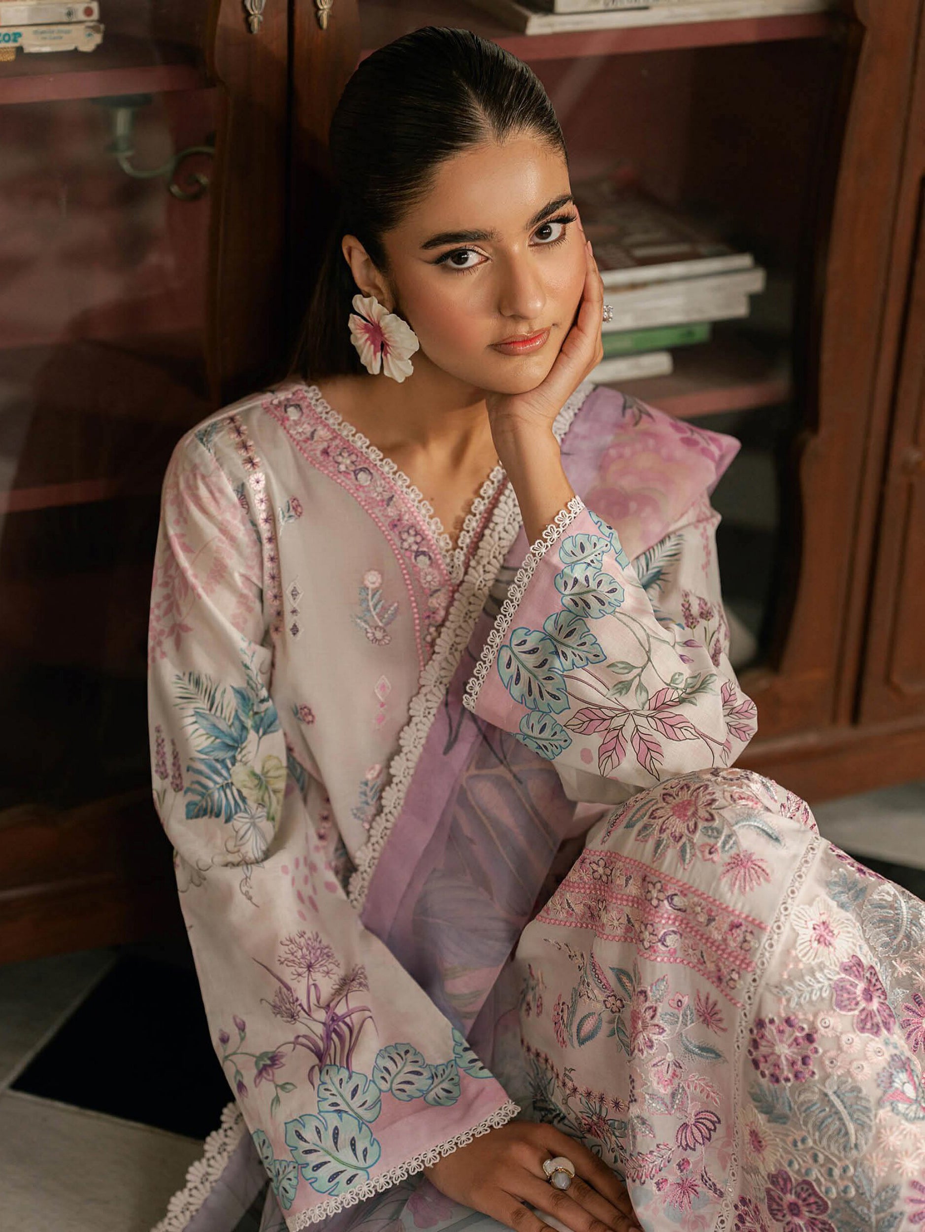 Mashaal by Ramsha | Unstitched Luxury Lawn Vol-16 Collection - 2026 (D-10)
