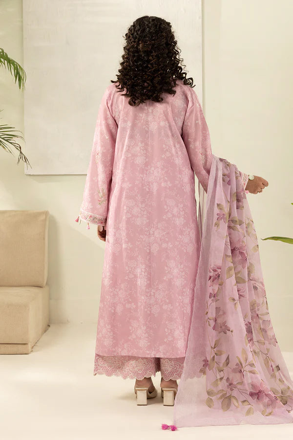 Zellbury Unstitched 3pc Embroidered Lawn Collection - 2026 (WUS-26E-0454)
