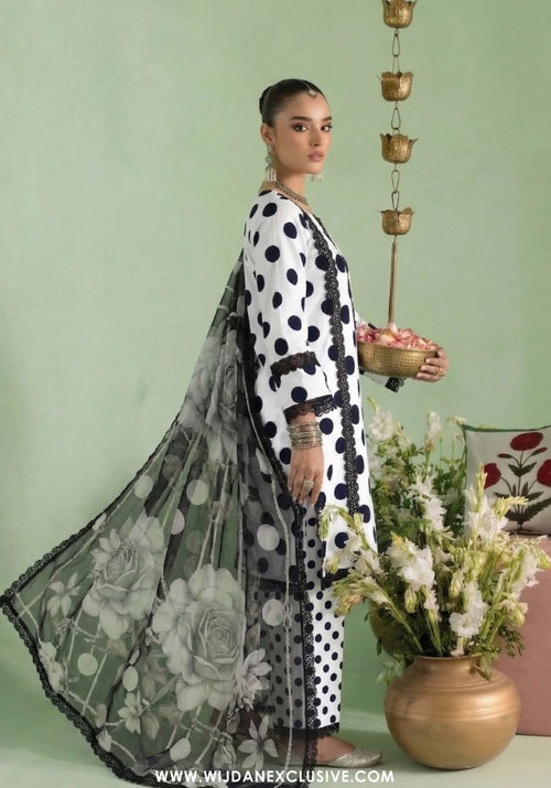 A Dots by Aalaya | Unstitched Printed Lawn Vol-02 Collection - 2026 (D-10)