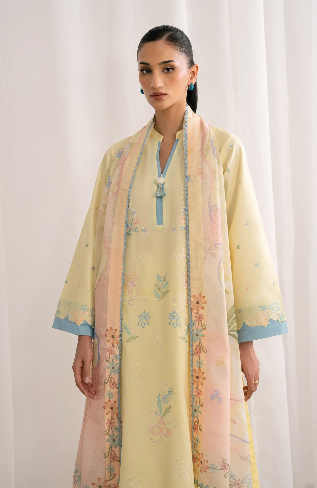 Nysa by Seran | Unstitched Printed & Embroidered Cambric Collection'26 (LIELLE)
