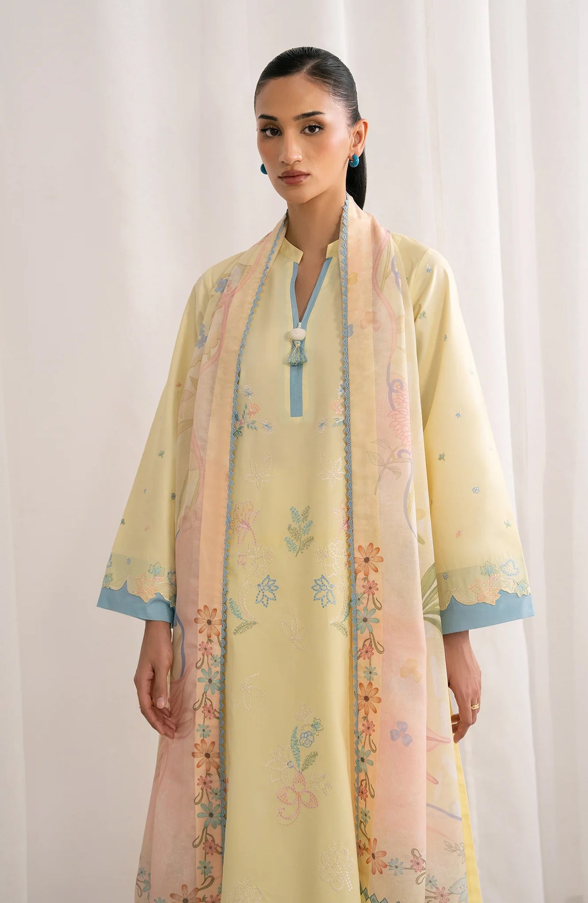 Nysa by Seran | Unstitched Printed & Embroidered Cambric Collection'26 (LIELLE)