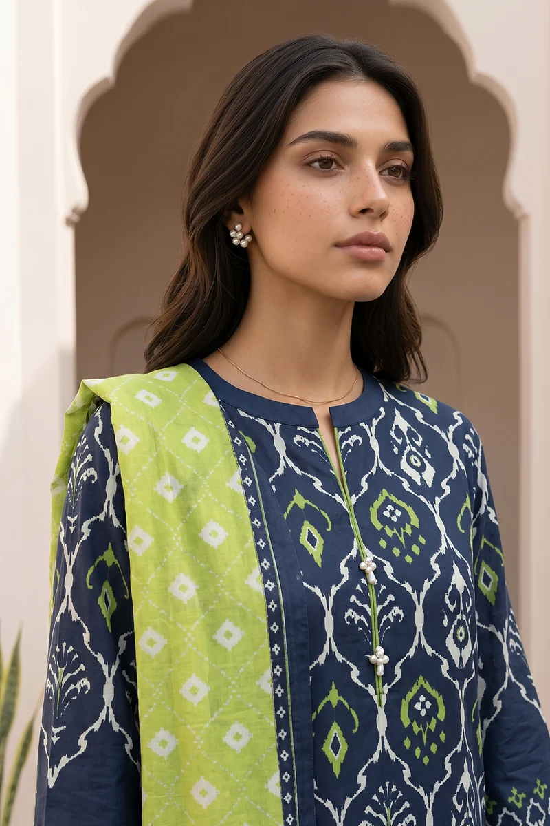 Zellbury Unstitched 3pc Digital Printed Lawn Collection - 2026 (WUS-8064)