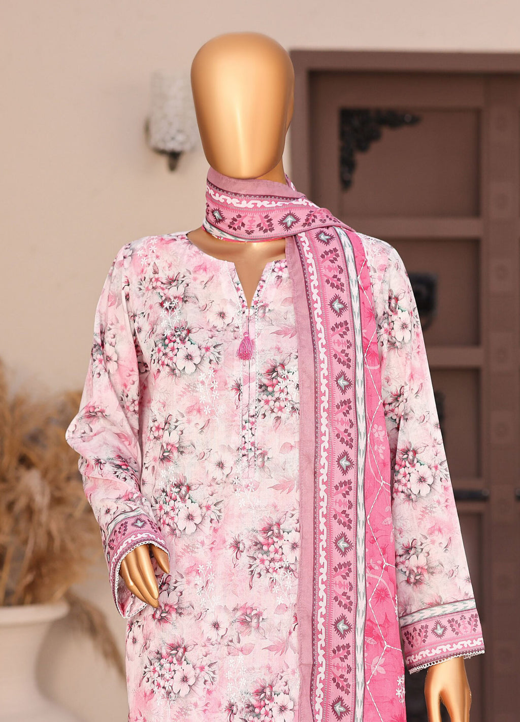 Elite by HZ Textile | Unstitched Embroidered Lawn Collection - 2026 (EC-1283)