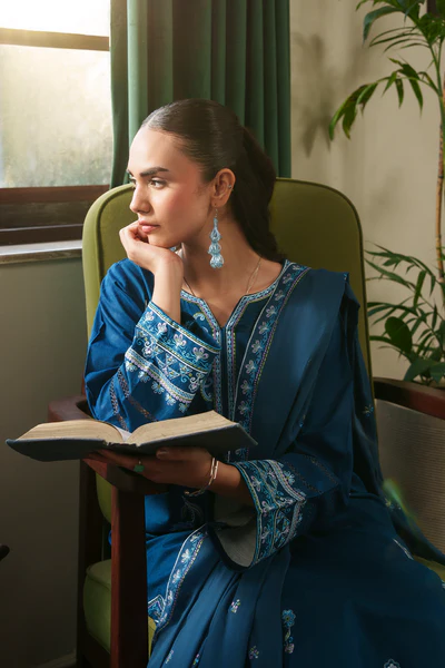 RajBari Stitched Eid Pret Exclusive Embroidered 3PC Collection - 2026 (ZAREEN)