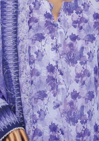 HZ Premium Unstitched Embroidered Lawn Collection - 2026 PEC-616