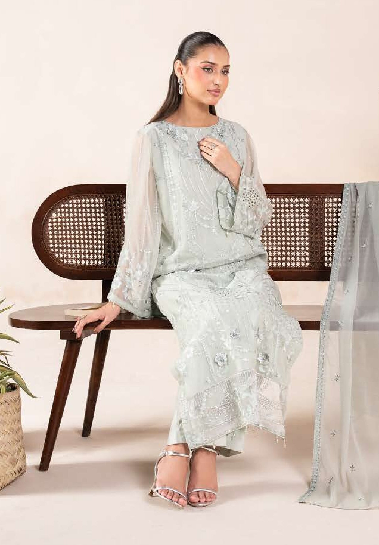 Anaya Noor by Zebtan | Unstitched Luxury Formal Vol-03 Collection - 2026 (AN 10)