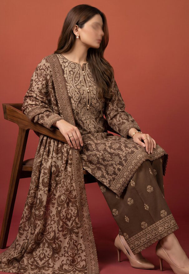 Rang E Bahar by Amna Khadija | Stitched Embroidered Lawn Collection - 2026 (D-10)
