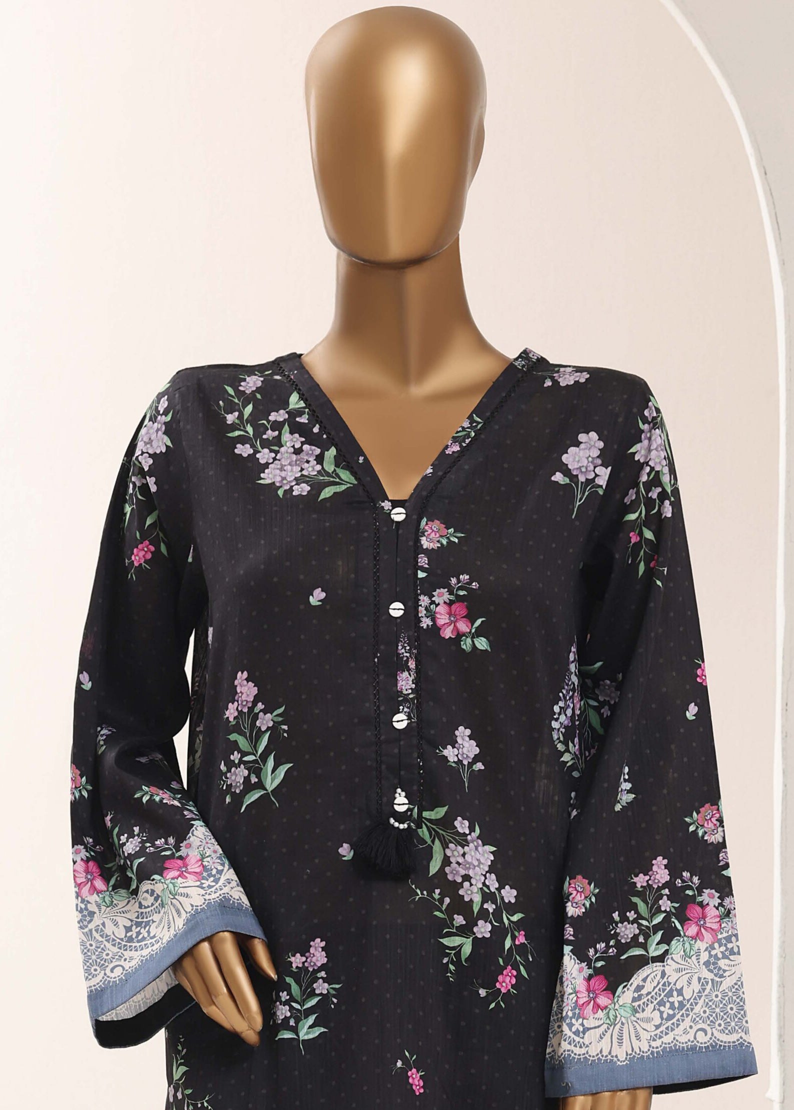 Sadabahar Stitched Printed Lawn Vol-12 Collection – 2026 (D-10)