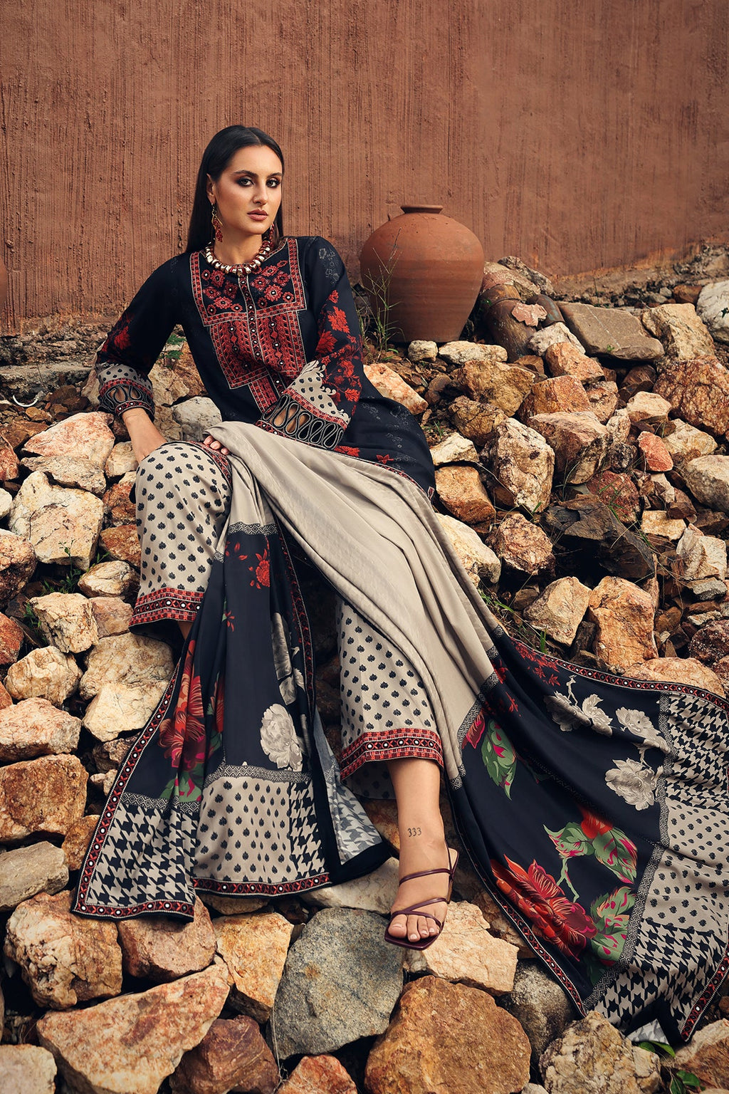 Combination by Charizma | Unstitched Embroidered Linen Collection - 2026 (CCW7-10)