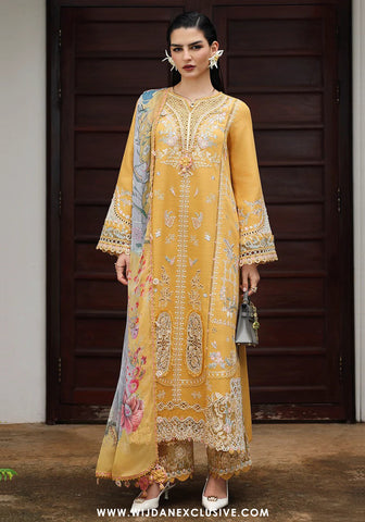 Qline Unstitched Linen Collection - 2025 KL-06 GLEAM