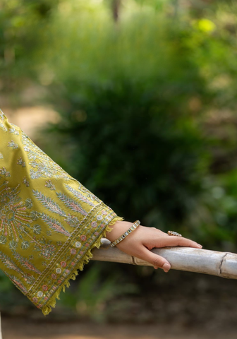 Rua by Casual Lite | Stitched Pre Fall Linen Drop-II Collection - 2025 (OLIVE MUSTARD)