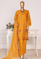 Bin Saeed Stitched Luxury Embroidered 3pc Vol-III Collection - 2026 (D-11)
