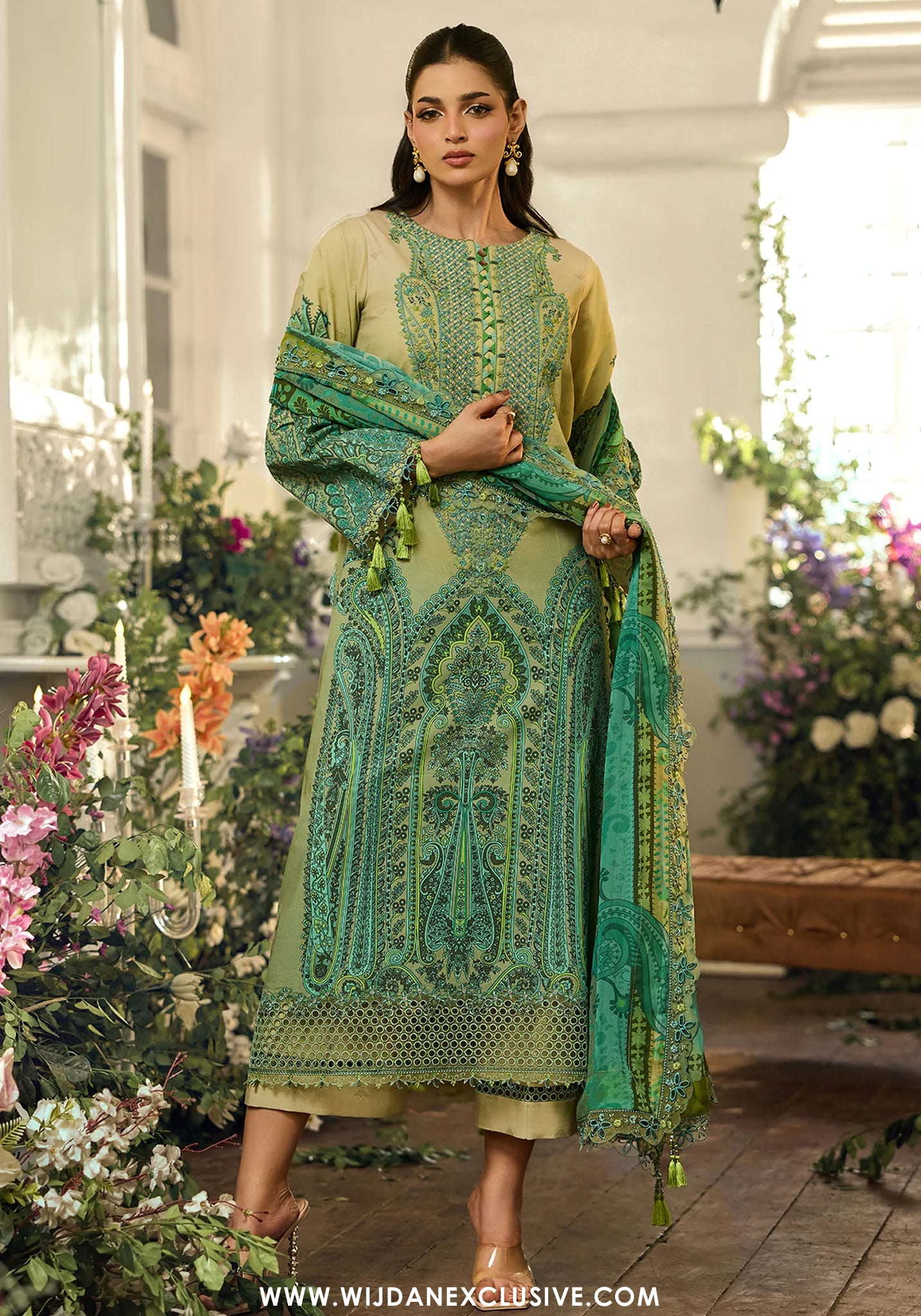 Sunshine by Charizma | Unstitched Embroidered Lawn Vol-02 Collection - 2026 (CSN6-19)