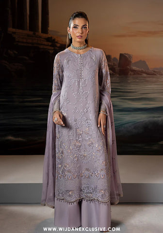 Riwayat Lamisah Unstitched Chiffon Collection - 2025 by Lavish (Twilight Bloom)