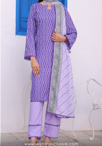 Wrinkle Free Un-Stitched Printed Collection Vol-26 by Amna Khadija D-10