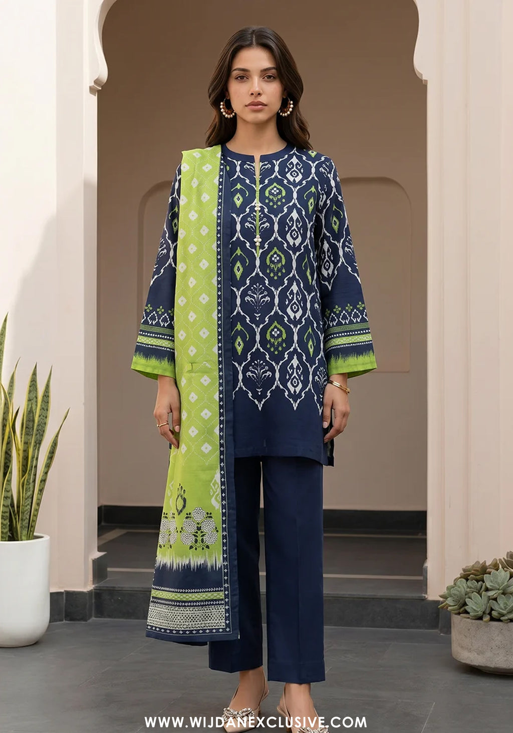 Zellbury Unstitched 3pc Digital Printed Lawn Collection - 2026 (WUS-8064)